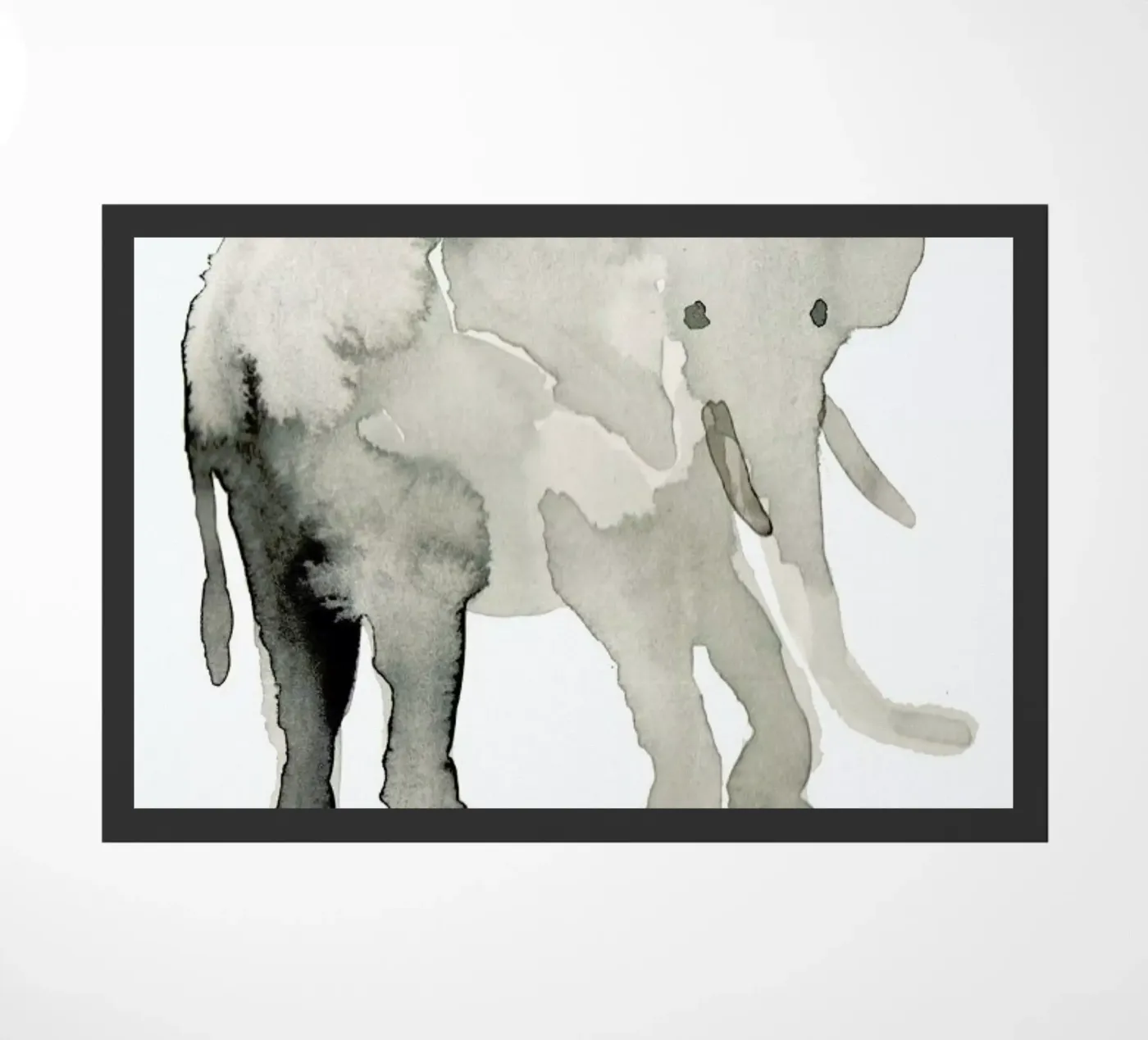 Elephant doormat by Farina Kuklinski