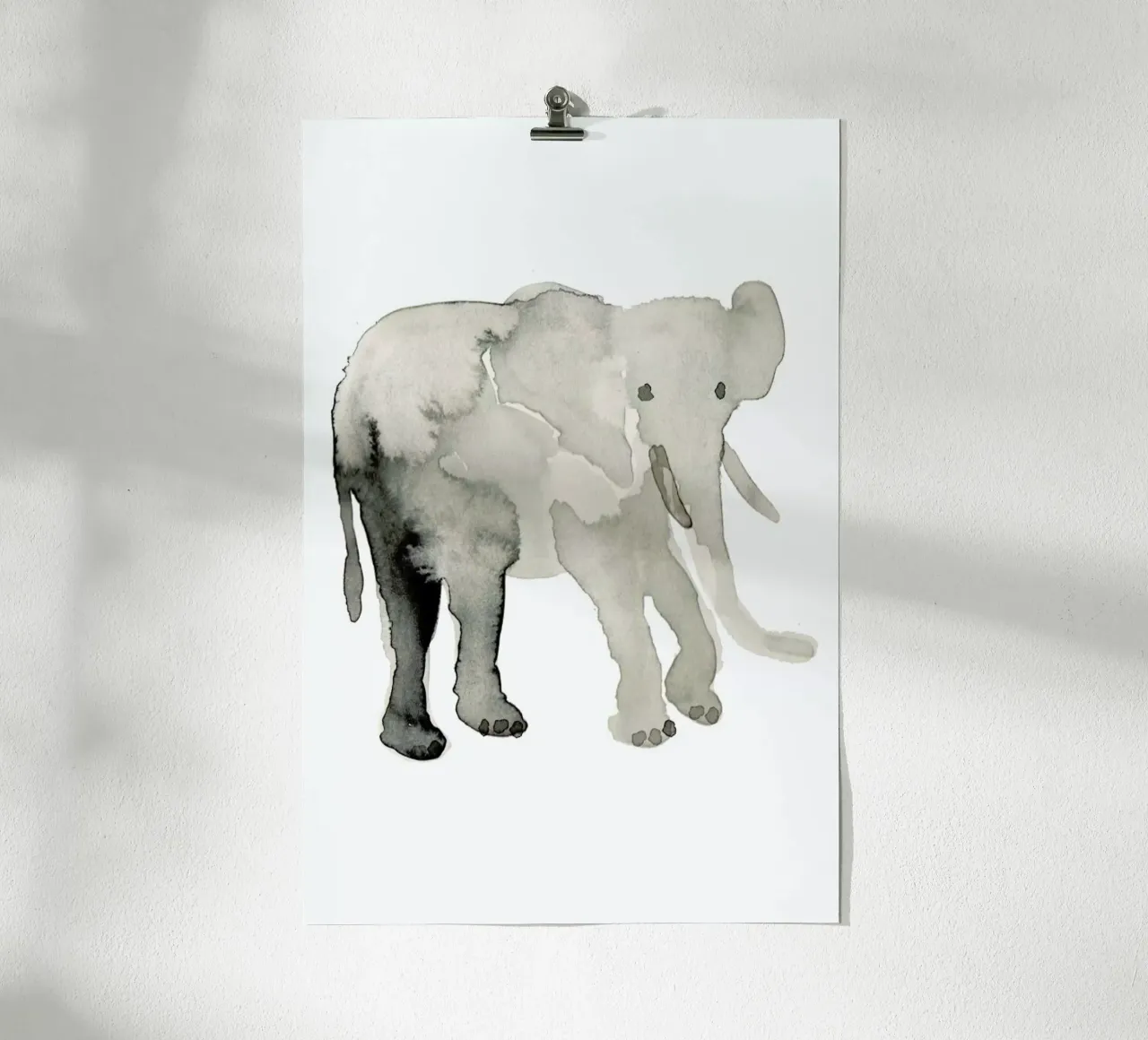 Elephant poster by Farina Kuklinski