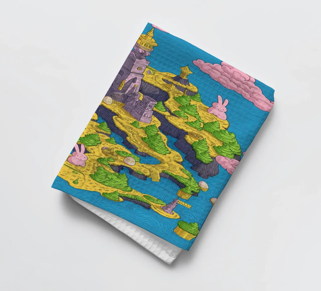 Mappa del Tesoro con Conigli Rosa | Compleanno Bambini canovaccio da cucina da Kaji