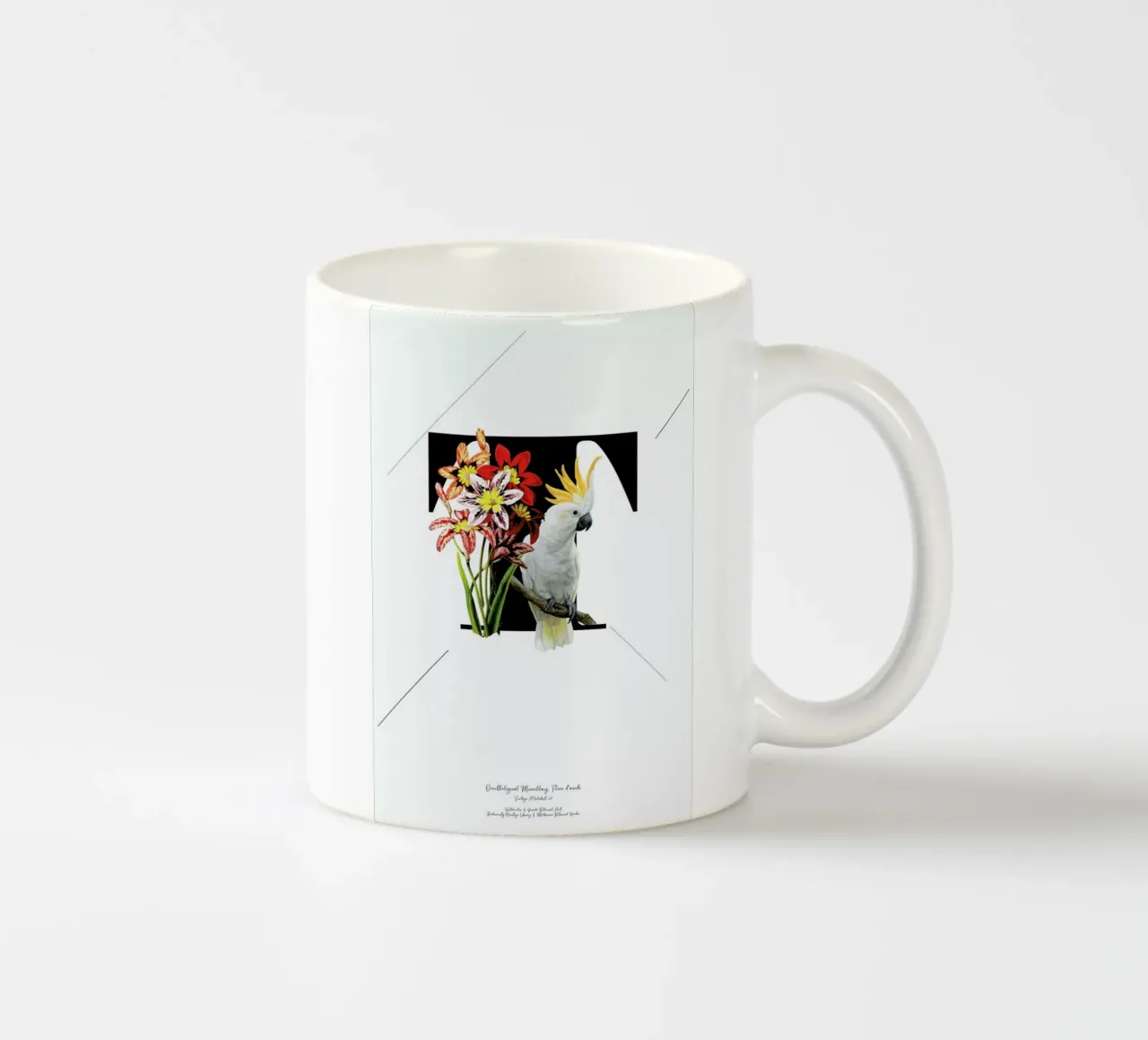 Botanical Alphabet - T tazza in ceramica da Froilein Juno