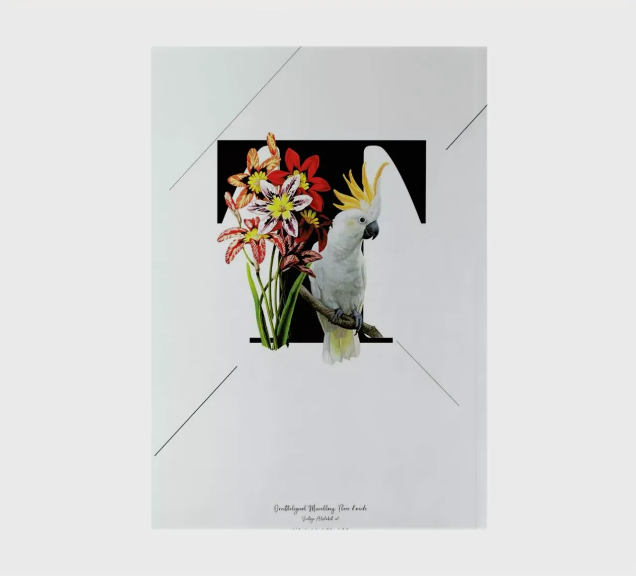 Botanical Alphabet - T notebook by Froilein Juno