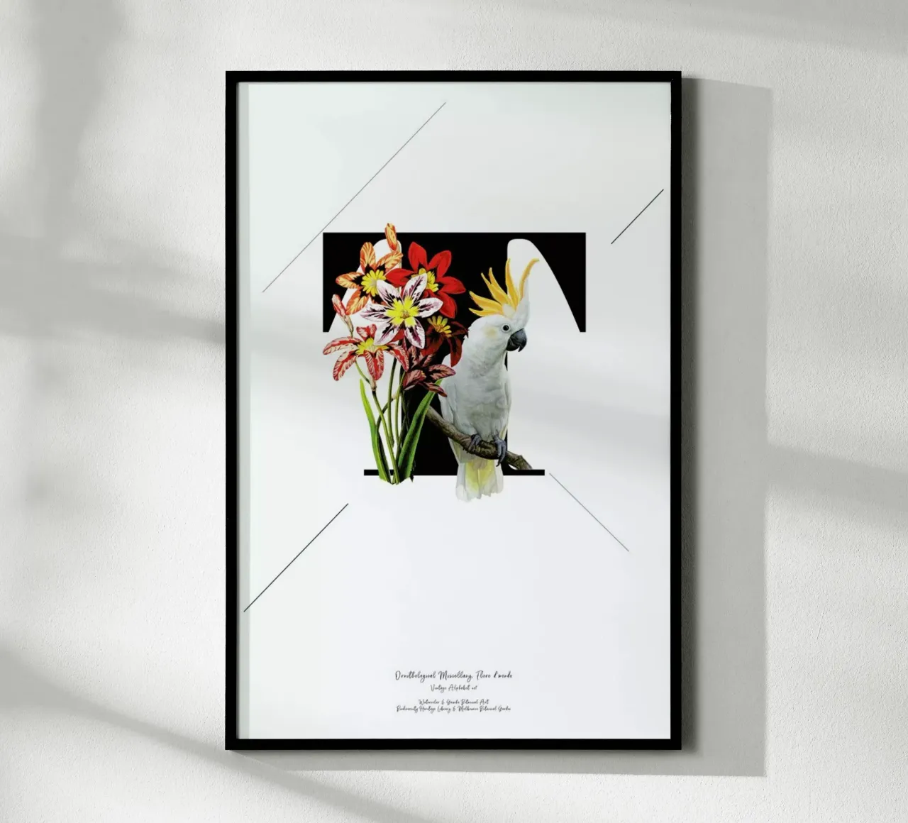 Botanical Alphabet - T carta hahnemühle da Froilein Juno