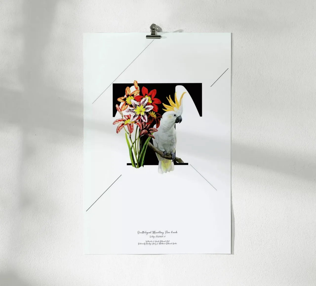 Botanical Alphabet - T carta hahnemühle da Froilein Juno