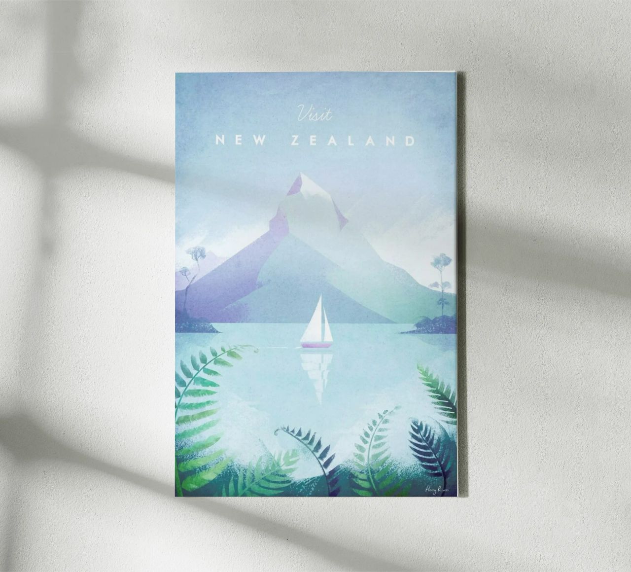 New Zealand Leinwand von Henry Rivers