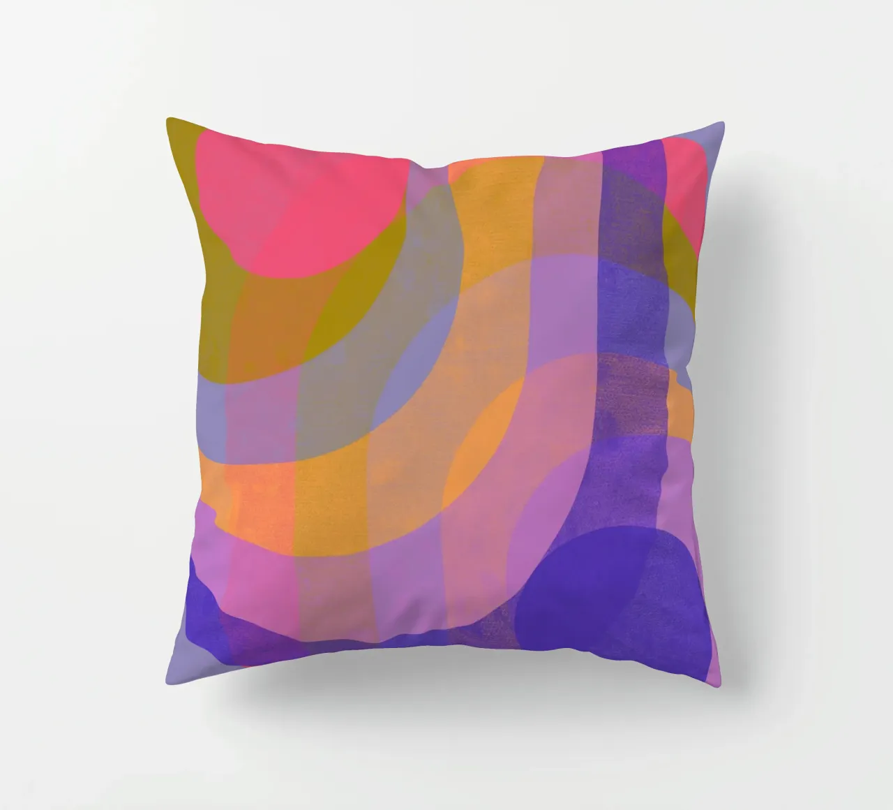 Rainbow Hues decorative cushion by susanapaz