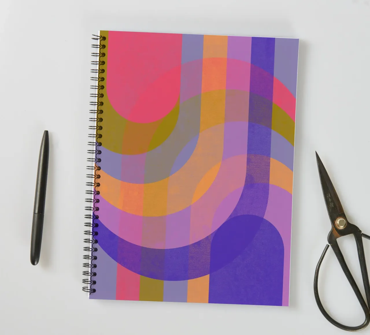 Rainbow Hues spiral notebook by susanapaz