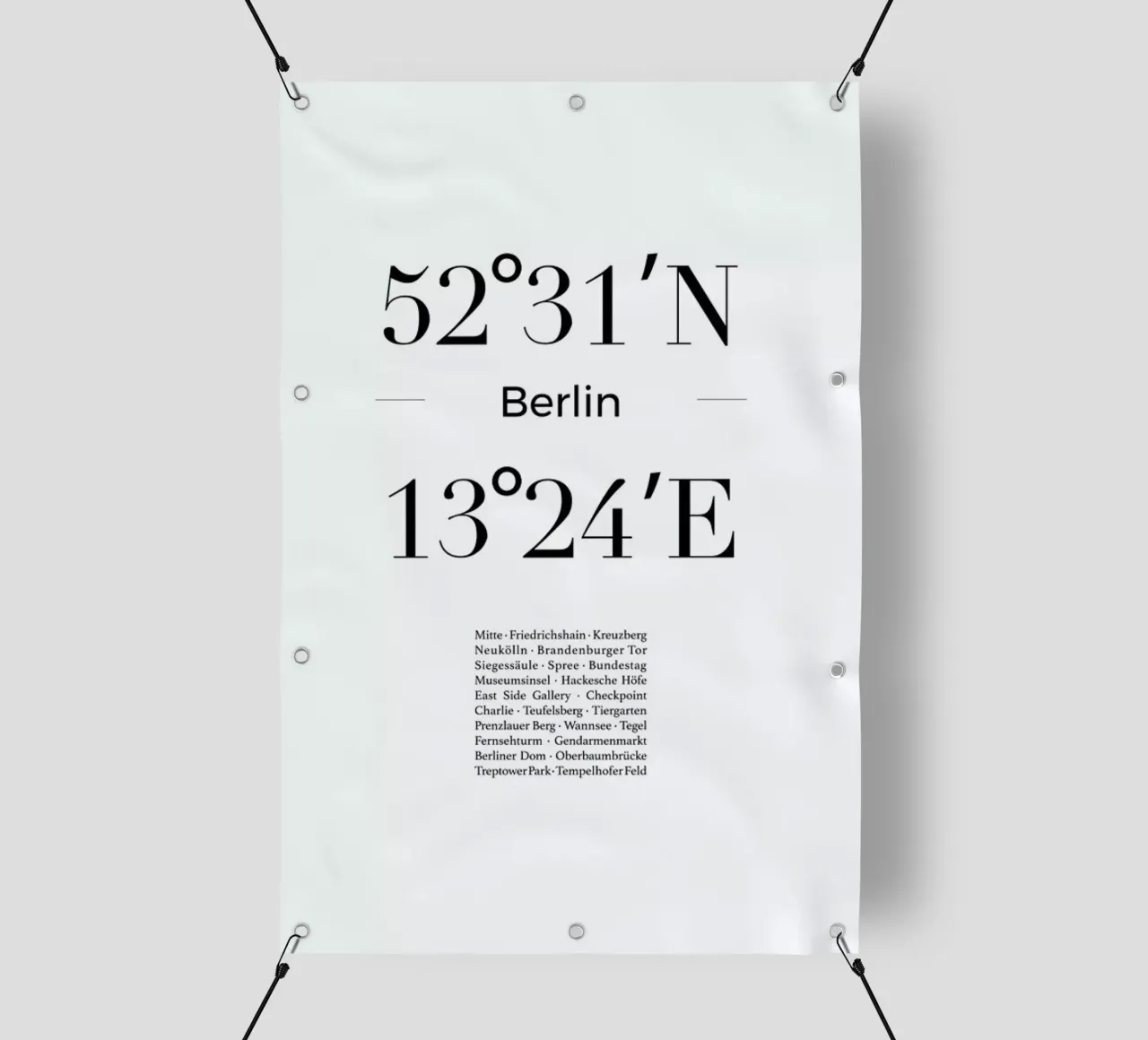 Berlin Icons telo in pvc da Studio One