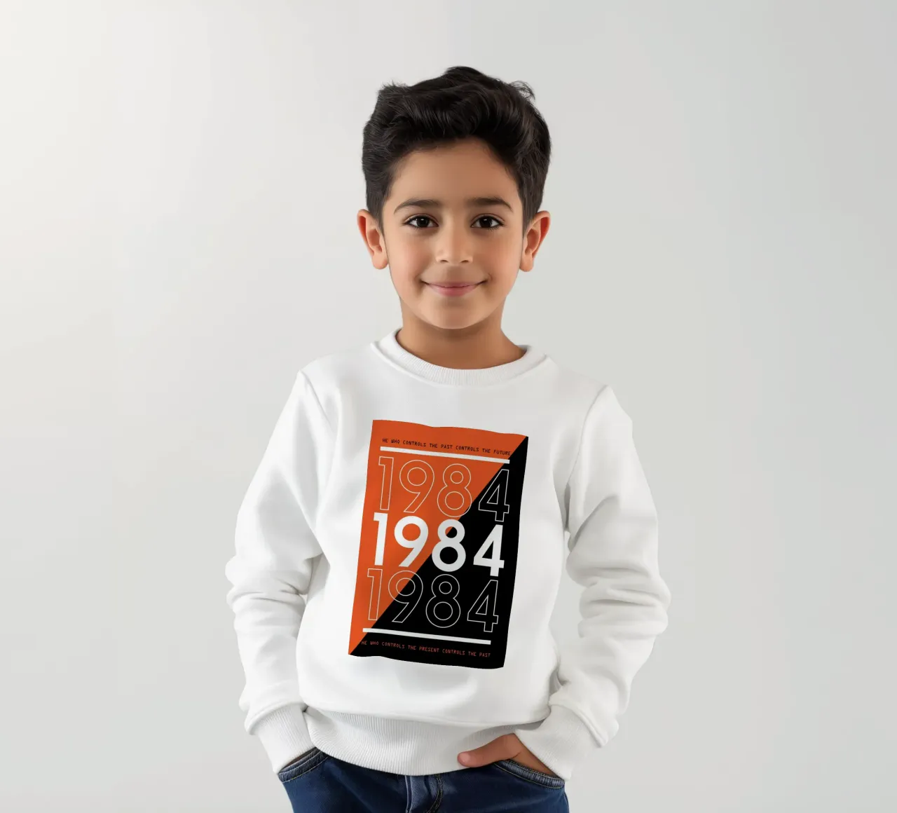 1984 felpa bambino da 121 Creatives