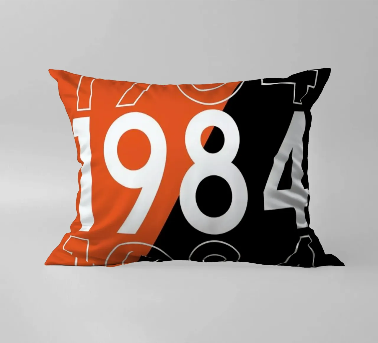 1984 decorative cushion by 121 Creatives