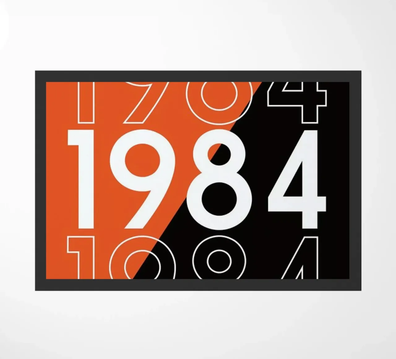 1984 doormat by 121 Creatives