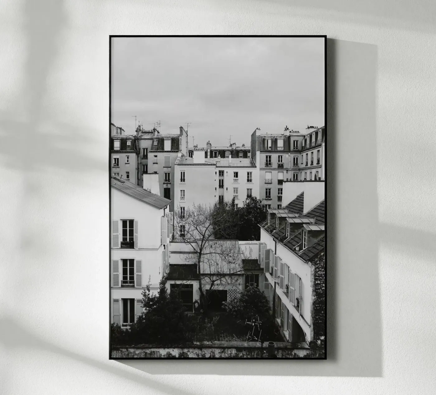 Paris BW acryl van Florent Bodart