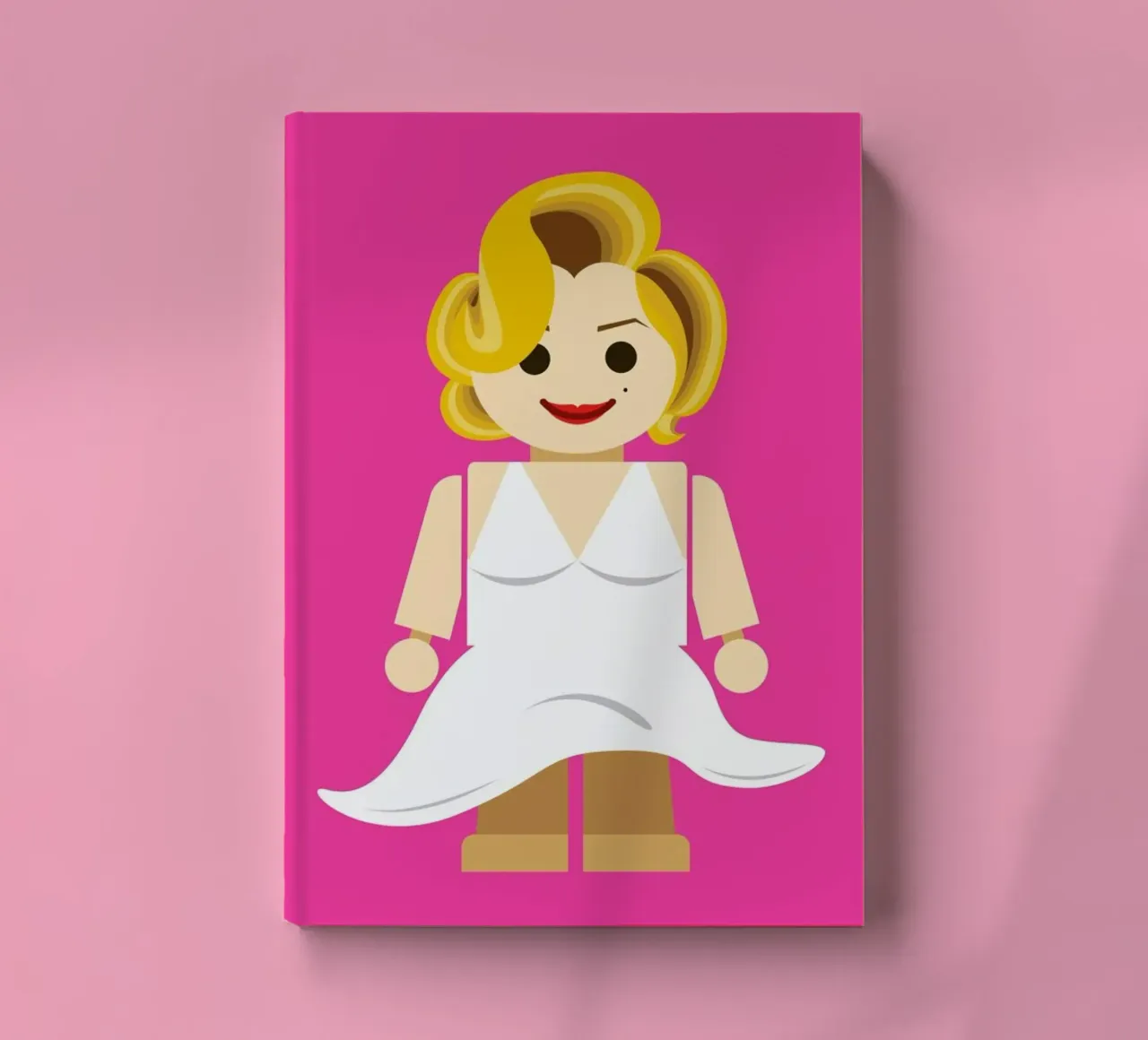 Marilyn Monroe Toy notebook by Rafa Gomes