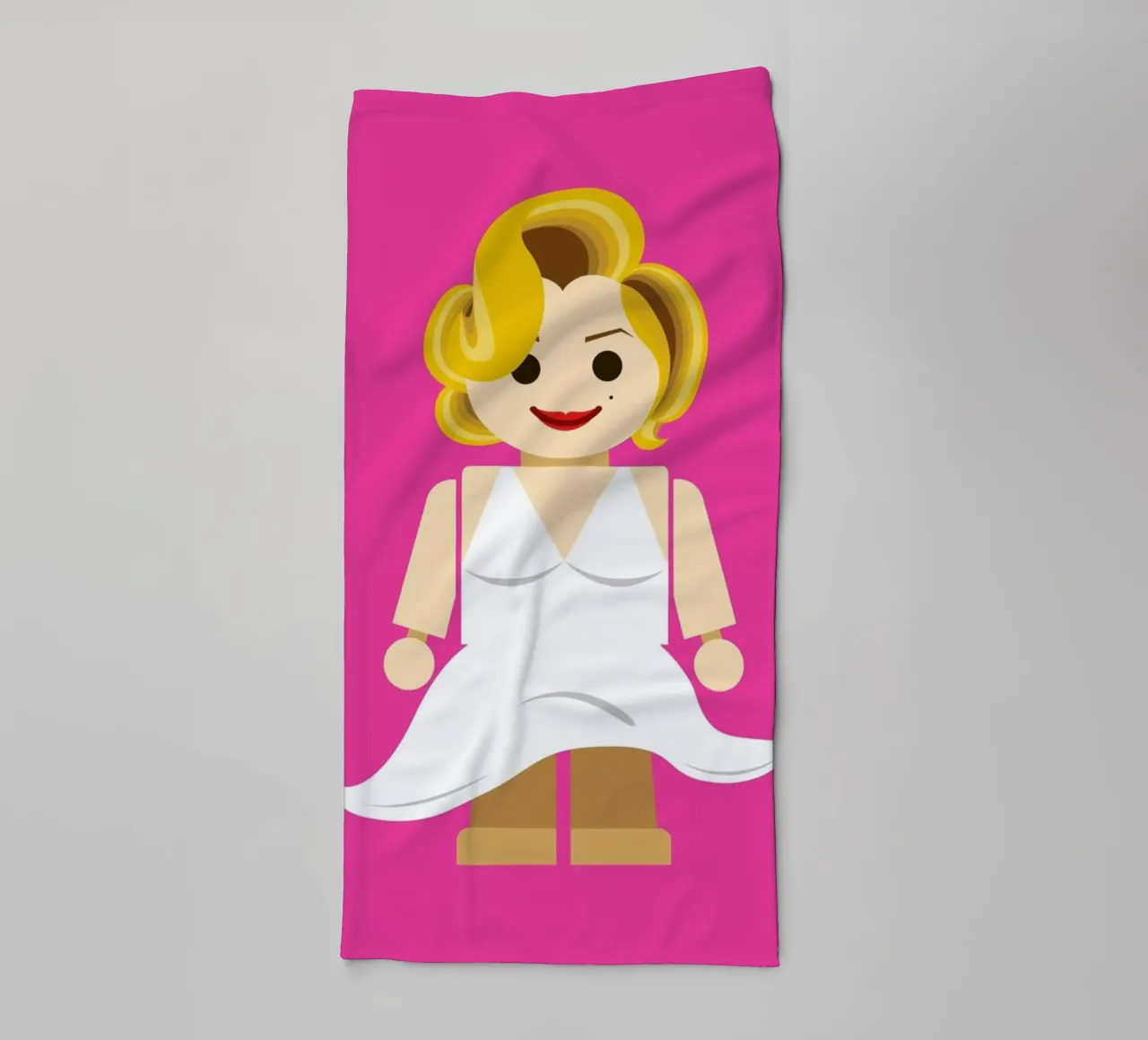 Marilyn Monroe Toy towel by Rafa Gomes
