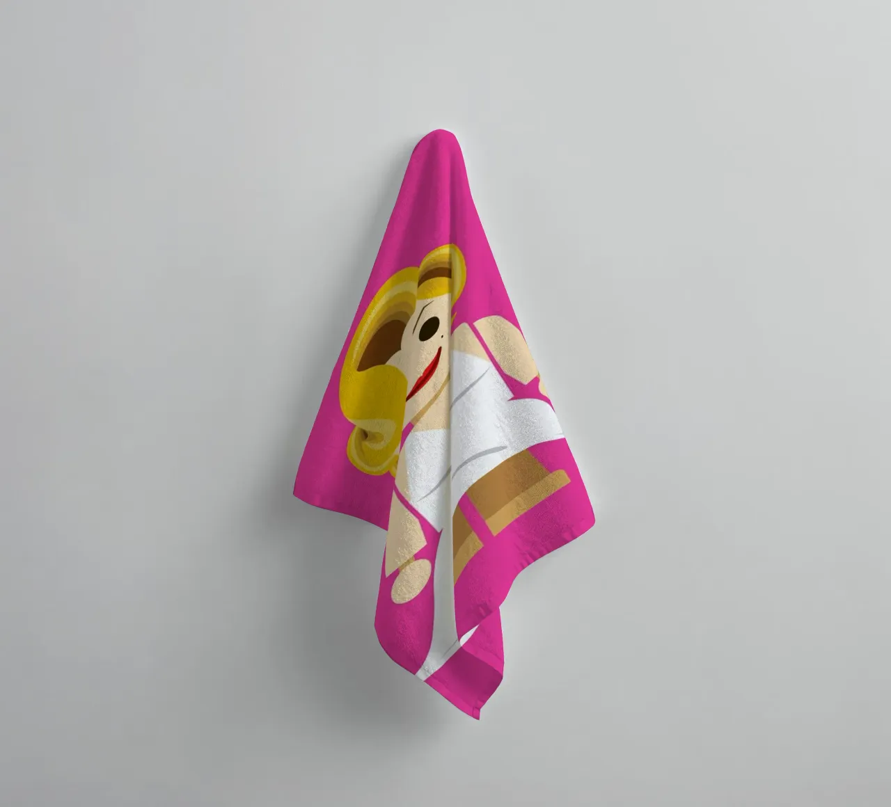 Marilyn Monroe Toy towel by Rafa Gomes