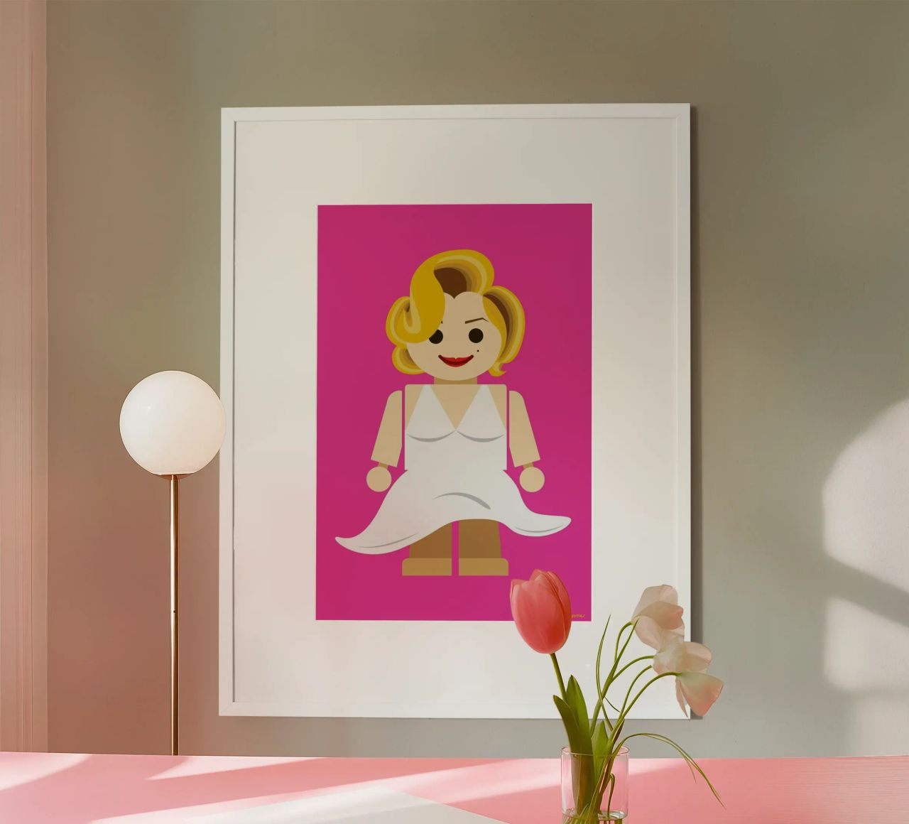 Marilyn Monroe Toy poster de Rafa Gomes