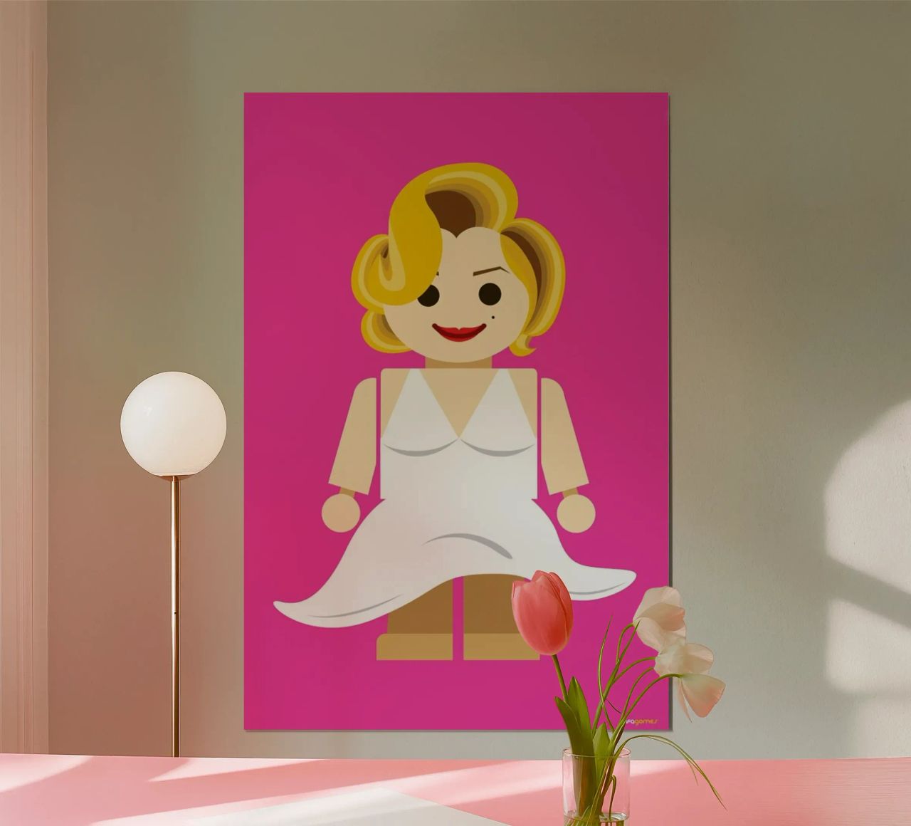 Marilyn Monroe Toy poster de Rafa Gomes