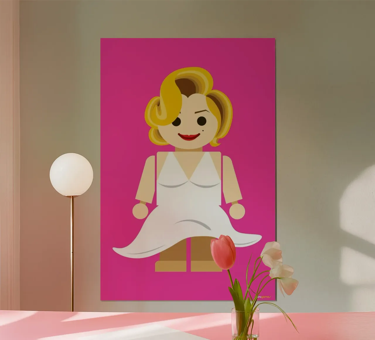 Marilyn Monroe Toy carta hahnemühle da Rafa Gomes