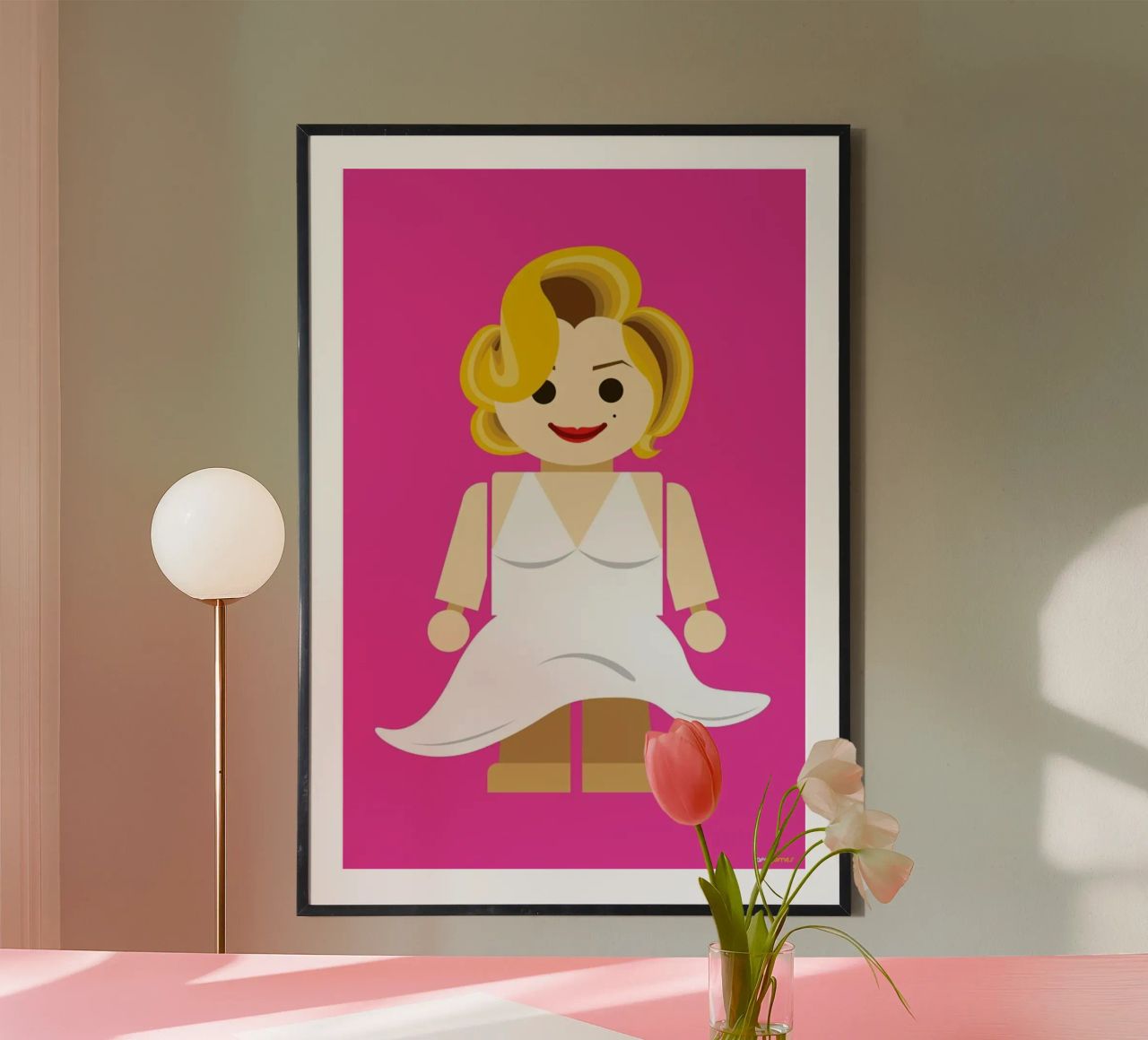 Marilyn Monroe Toy poster de Rafa Gomes