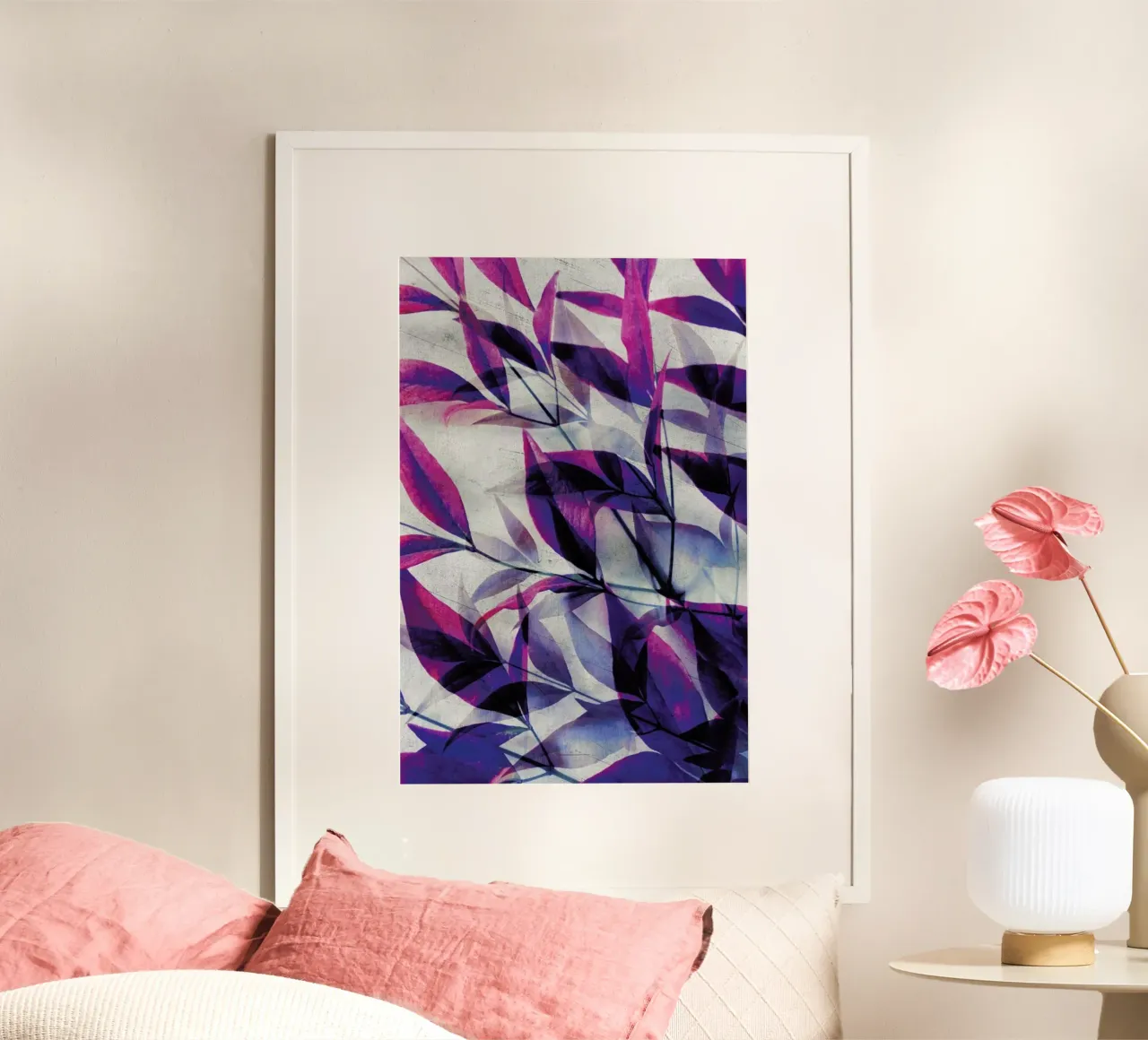 A season on Earth poster con telaio in legno da Angelo Cerantola