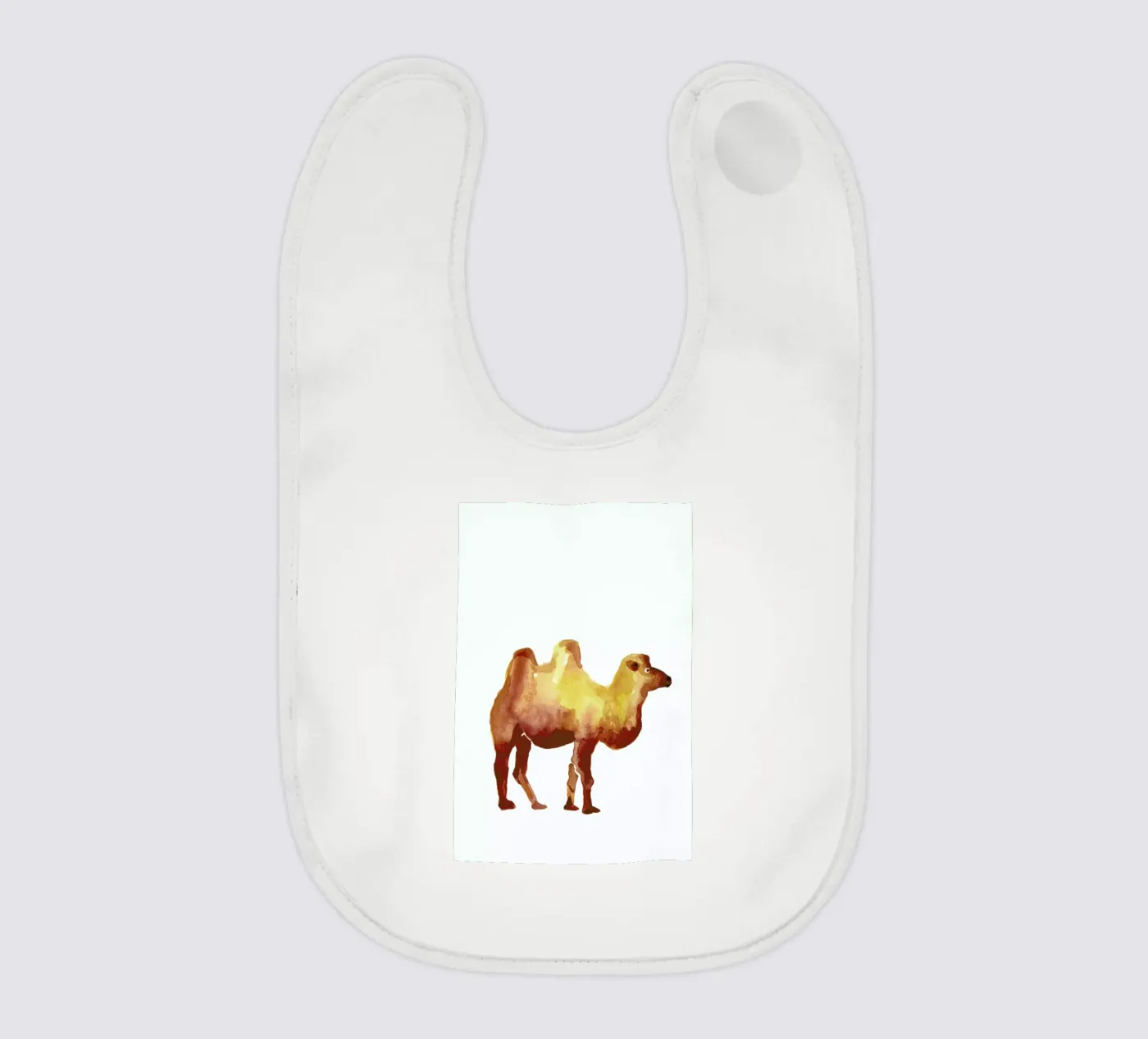 Camel baby bib by Farina Kuklinski