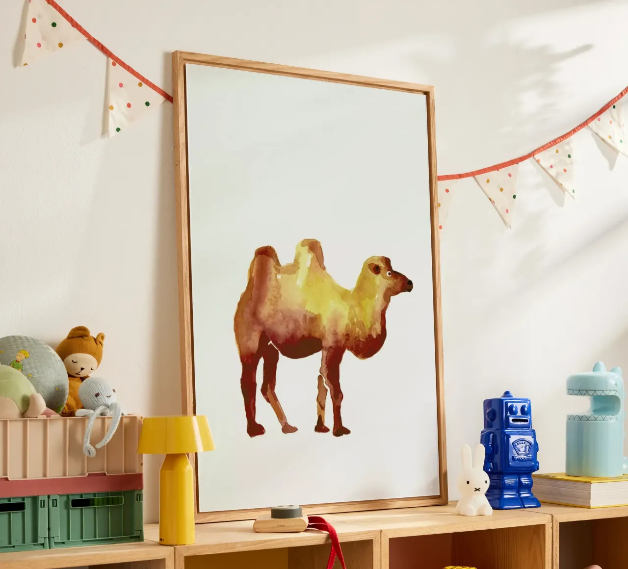 Camel acryl van Farina Kuklinski