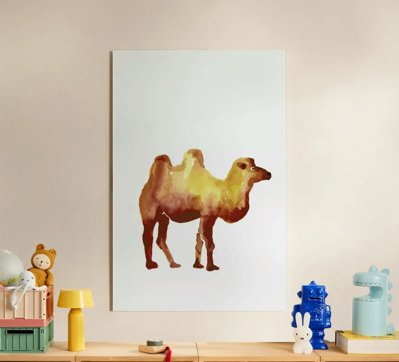 Camel acryl van Farina Kuklinski