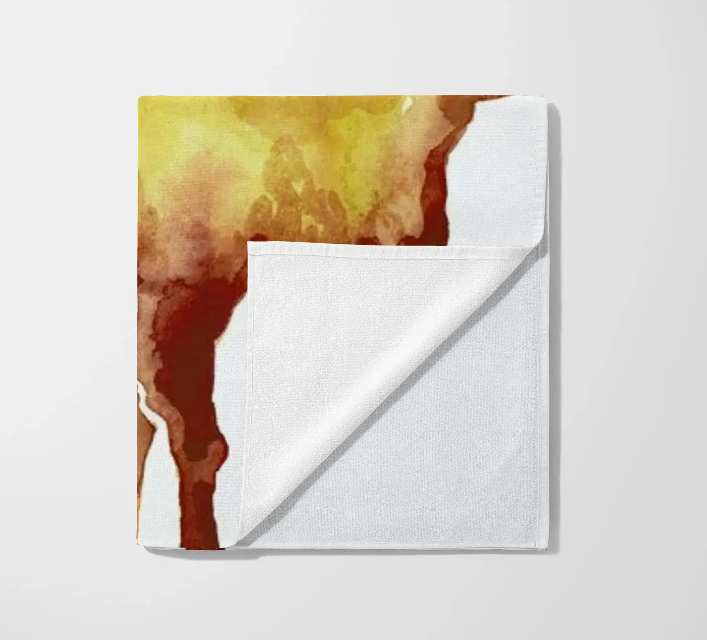 Camel beach towel by Farina Kuklinski