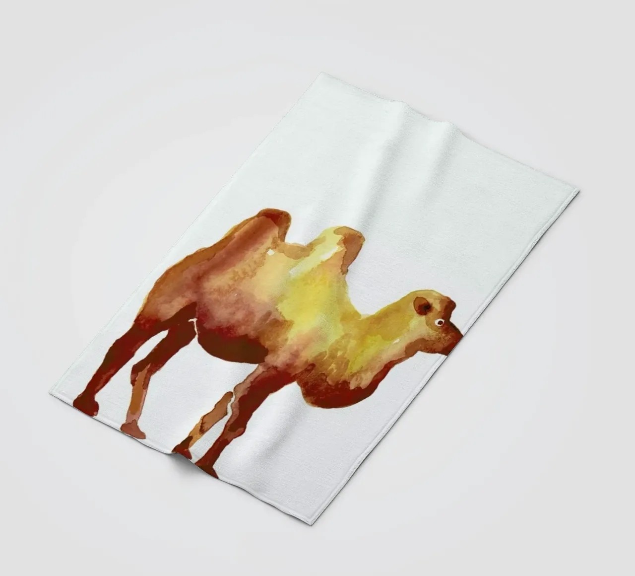 Camel Fleecedecke von Farina Kuklinski