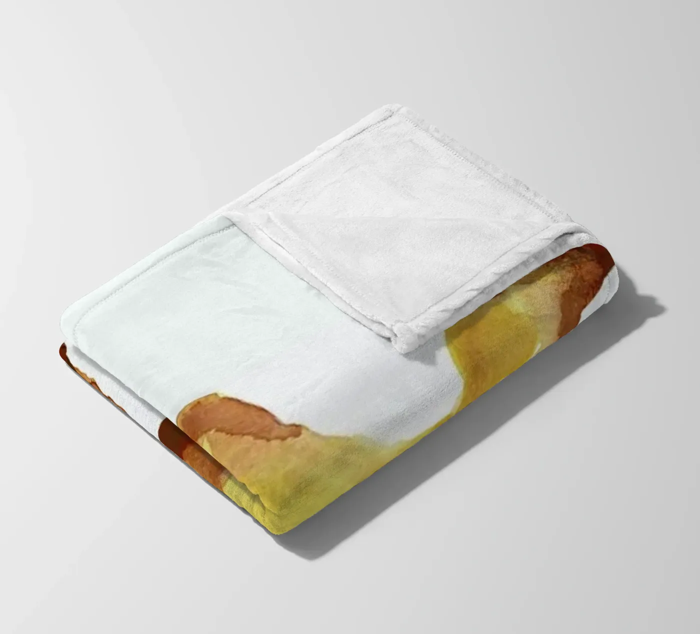 Camel plaid polaire de Farina Kuklinski