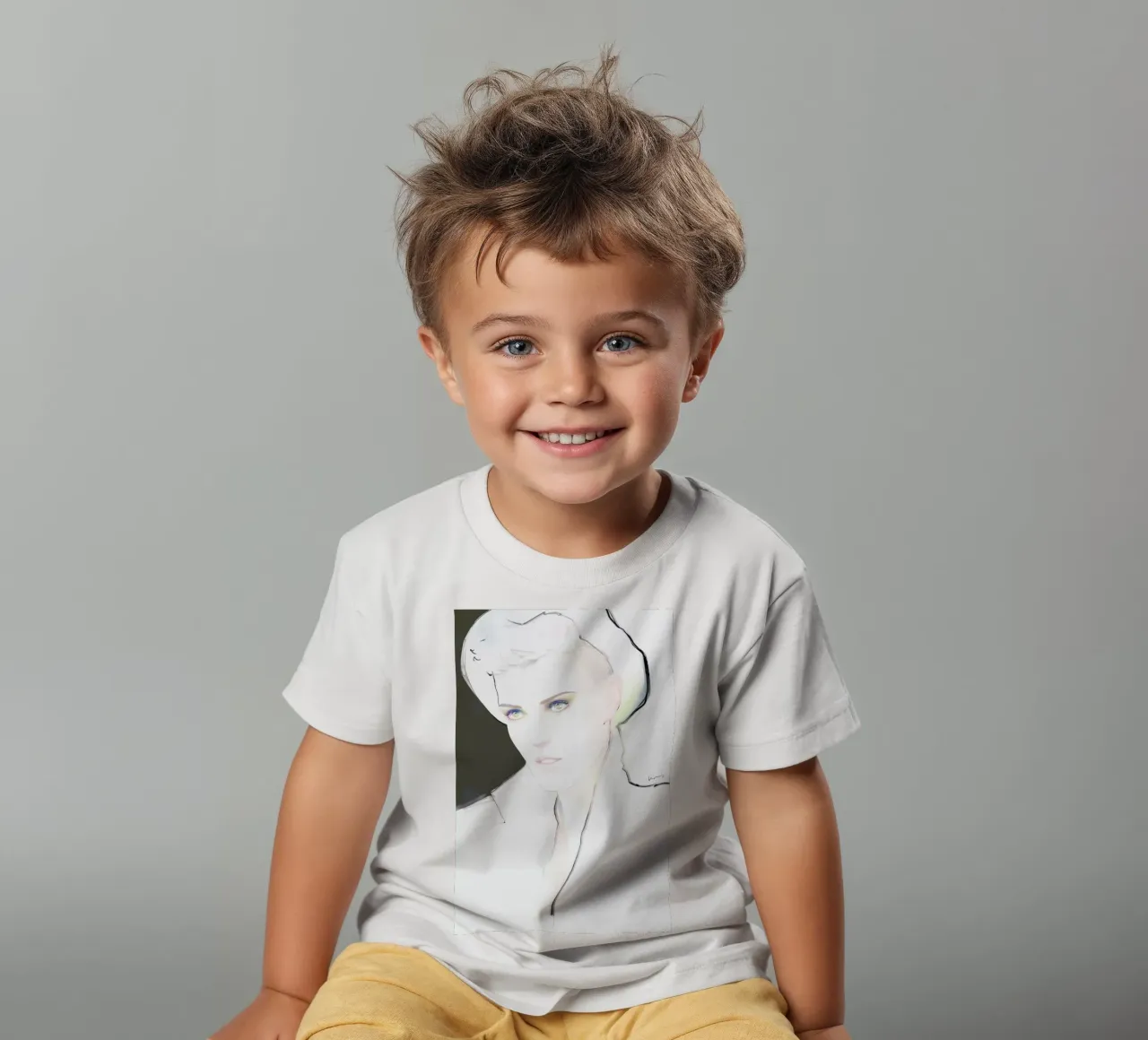Sam t-shirt bambini da Floyd Grey