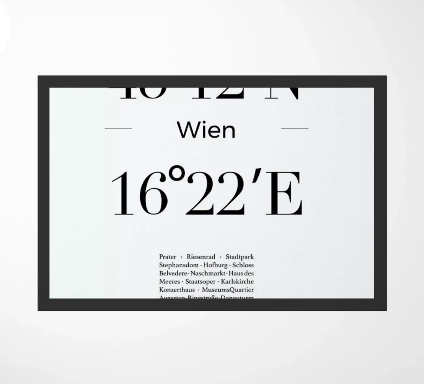 Wien deurmat van Studio One