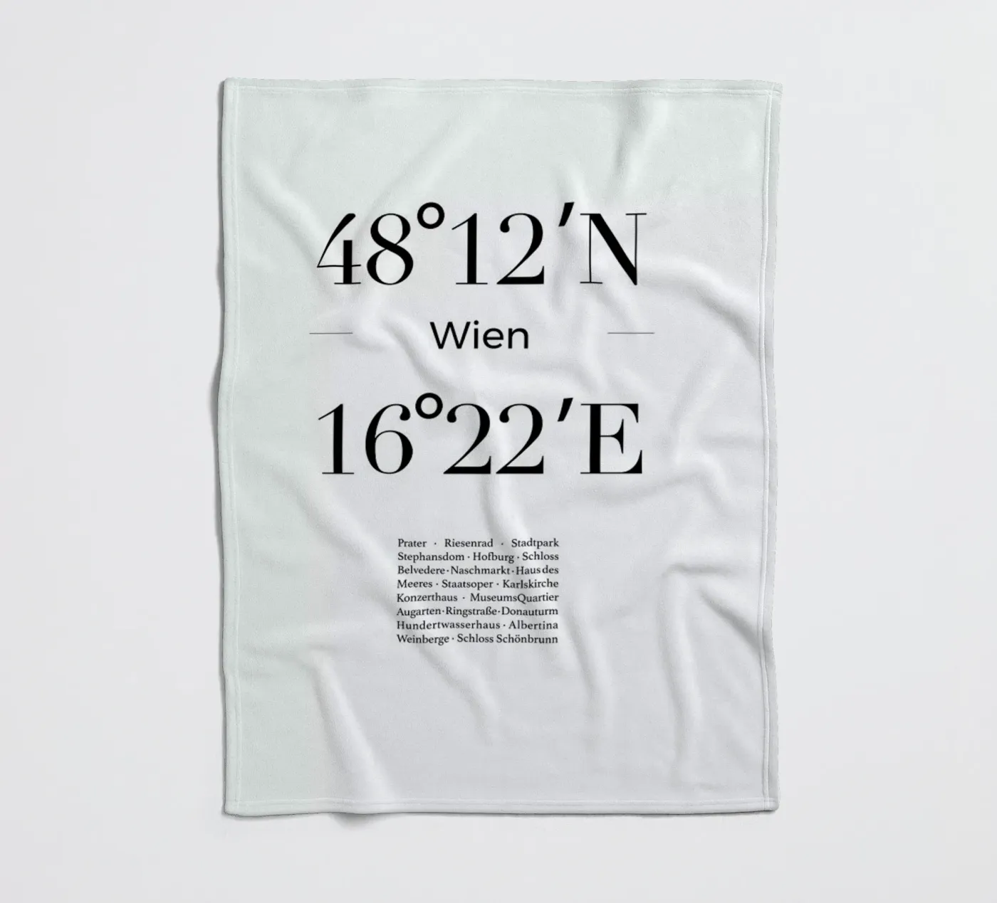 Wien fleecedeken van Studio One