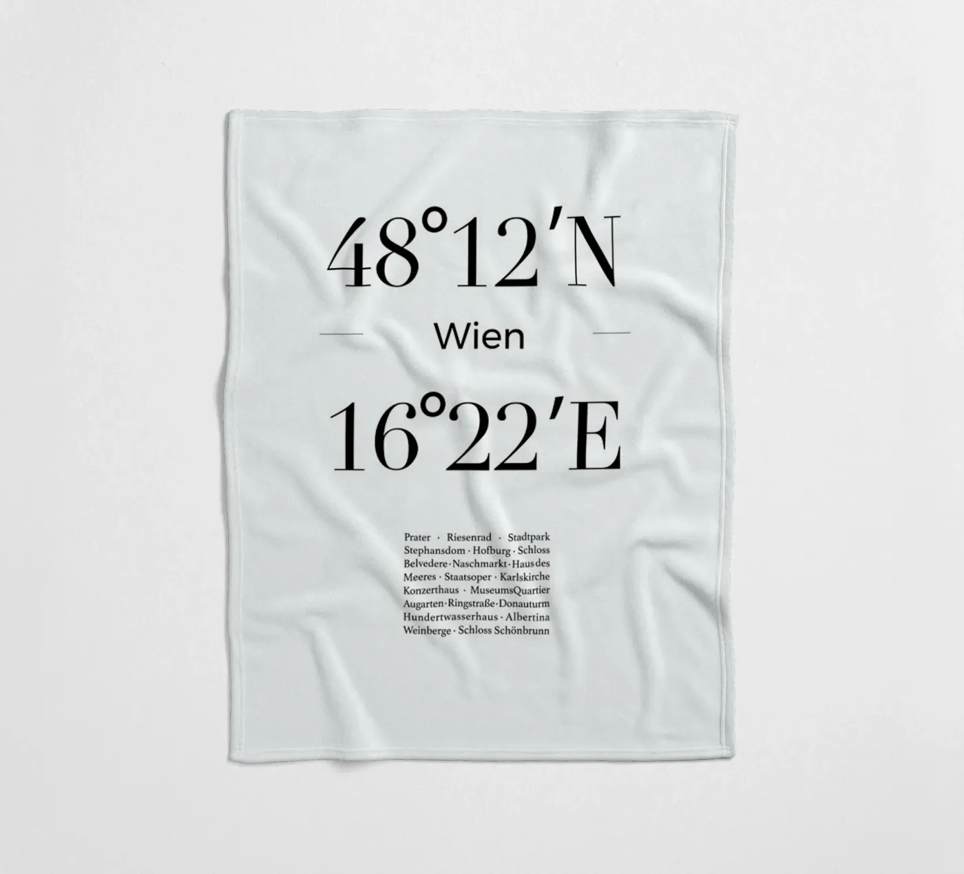 Wien fleecedeken van Studio One