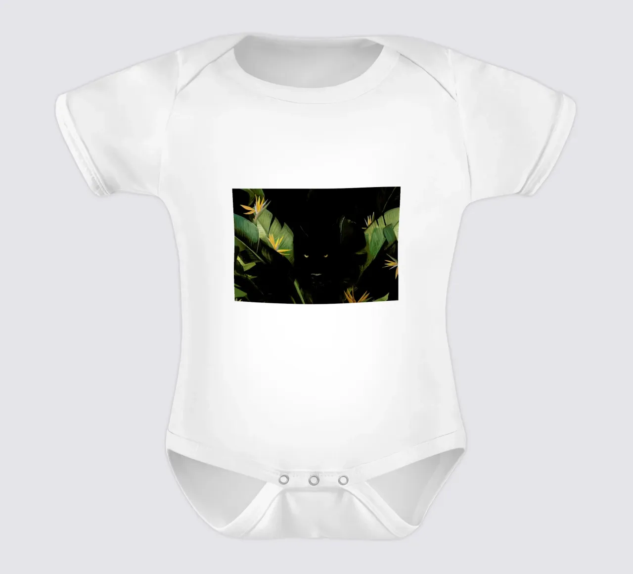 Panther body neonato maniche corte da Florent Bodart