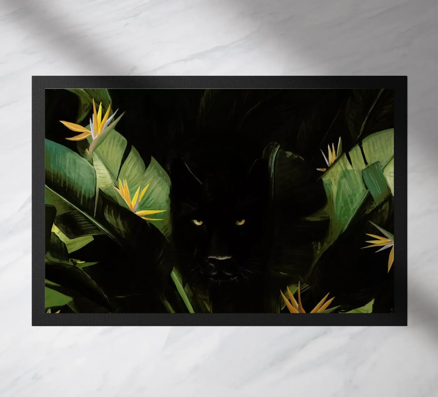 Panther doormat by Florent Bodart