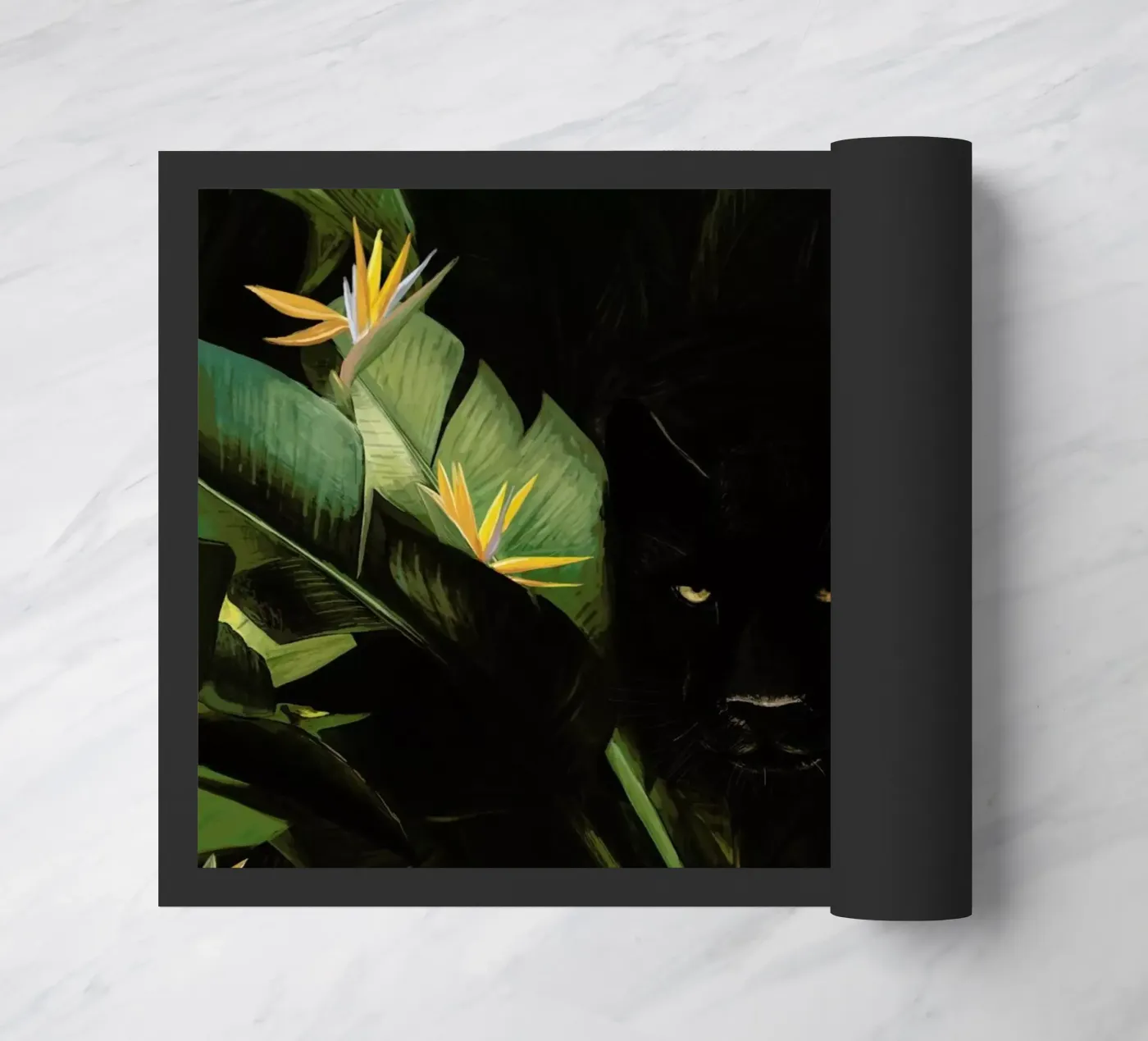 Panther doormat by Florent Bodart