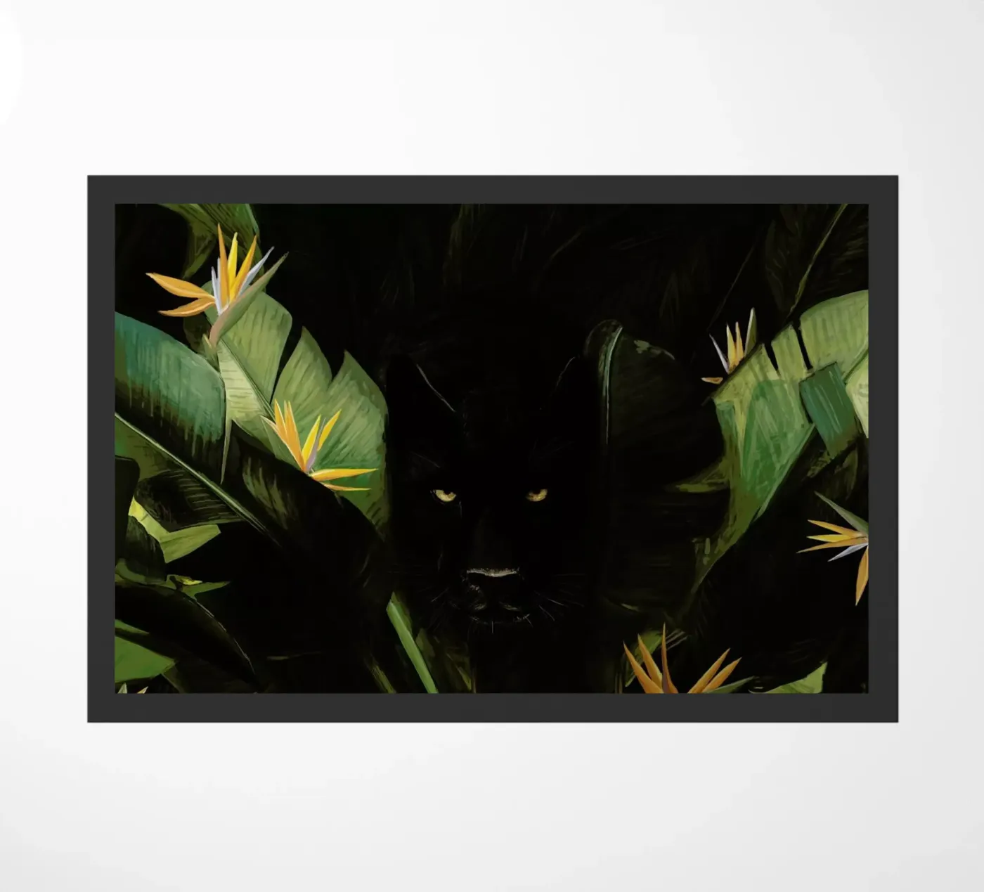 Panther doormat by Florent Bodart