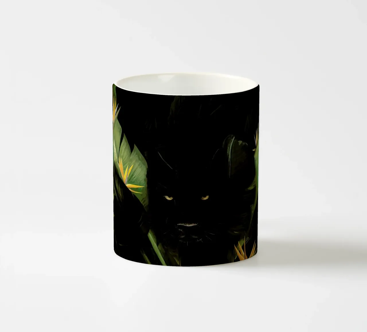 Panther tazza in ceramica da Florent Bodart
