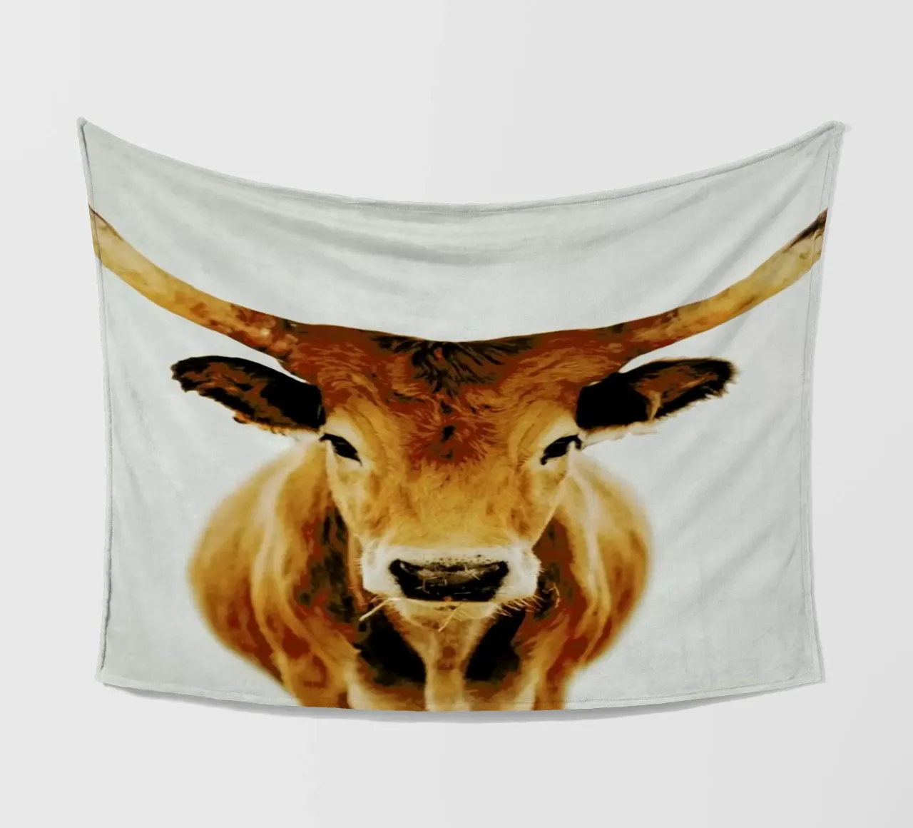 Mucca - Corna coperta in pile da Ingrid Beddoes
