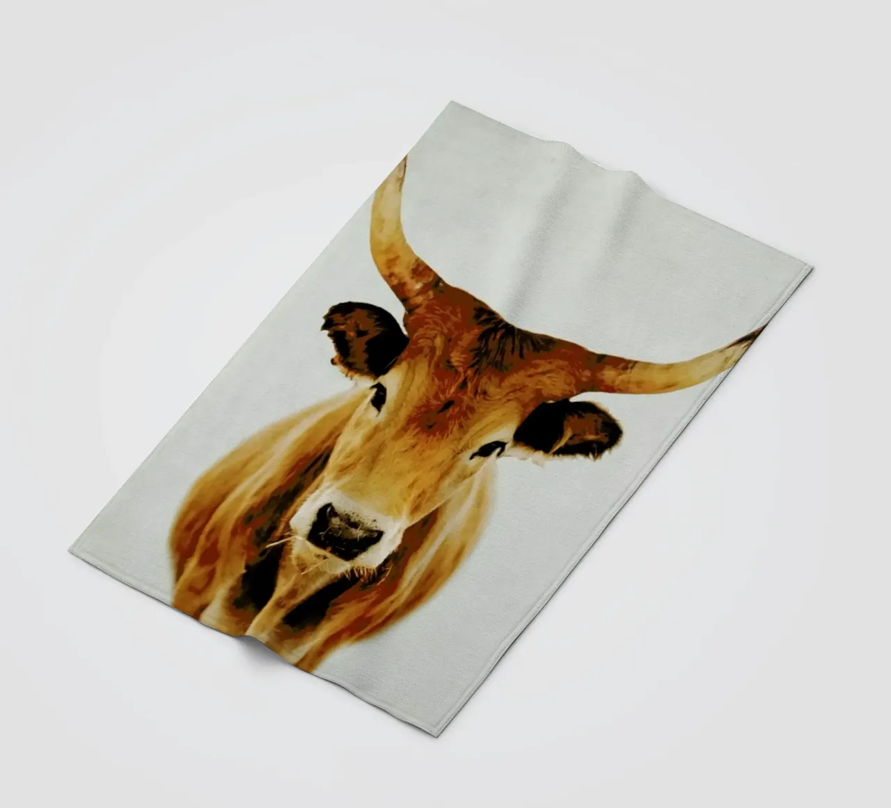 Mucca - Corna coperta in pile da Ingrid Beddoes