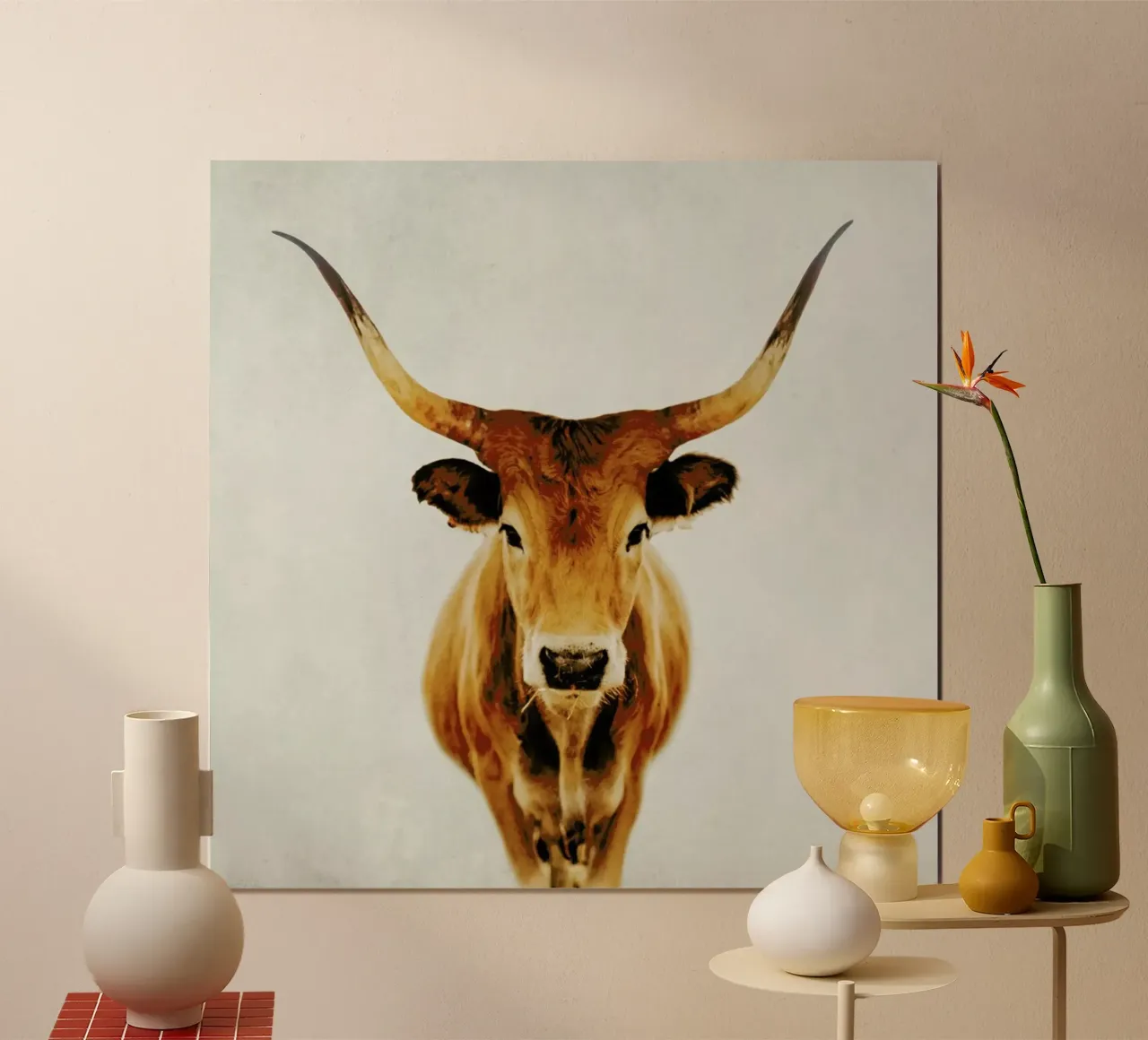 Mucca - Corna poster da Ingrid Beddoes