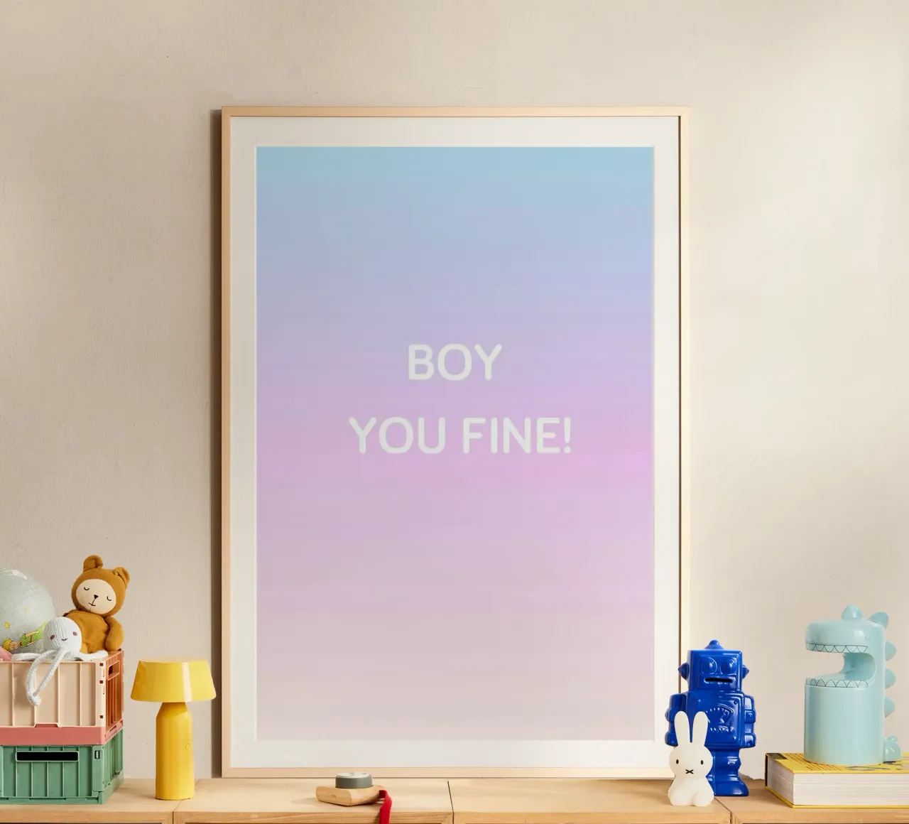 Boy You Fine poster da Oh Darling
