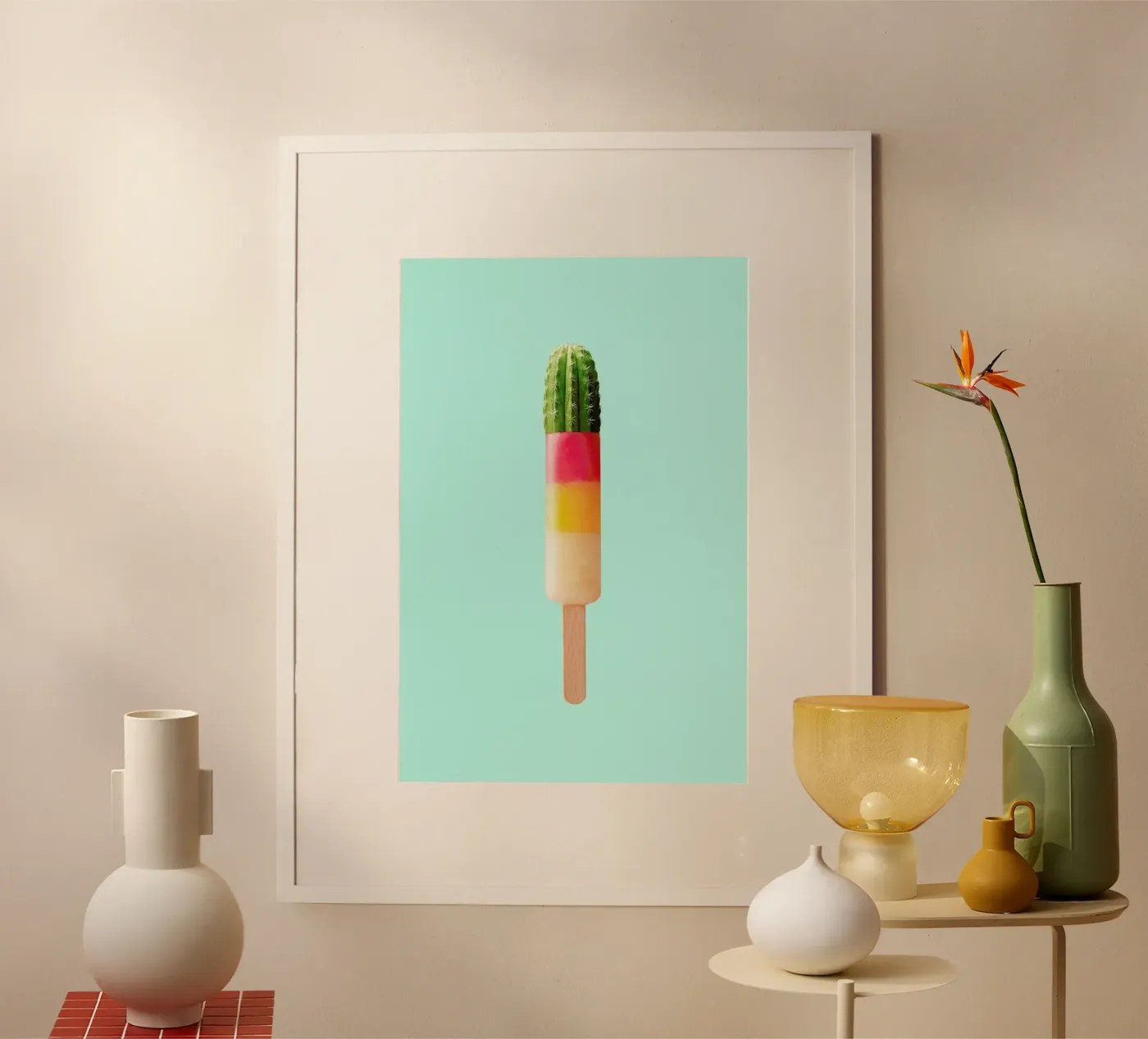Cactus Popsicle poster by Jonas Loose