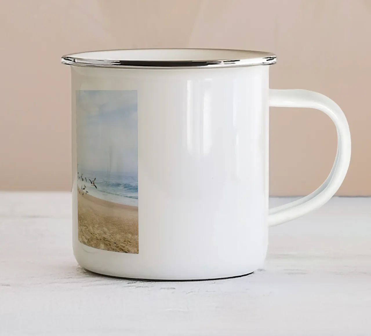 Nazare taza de esmalte de Andreas Wundersee