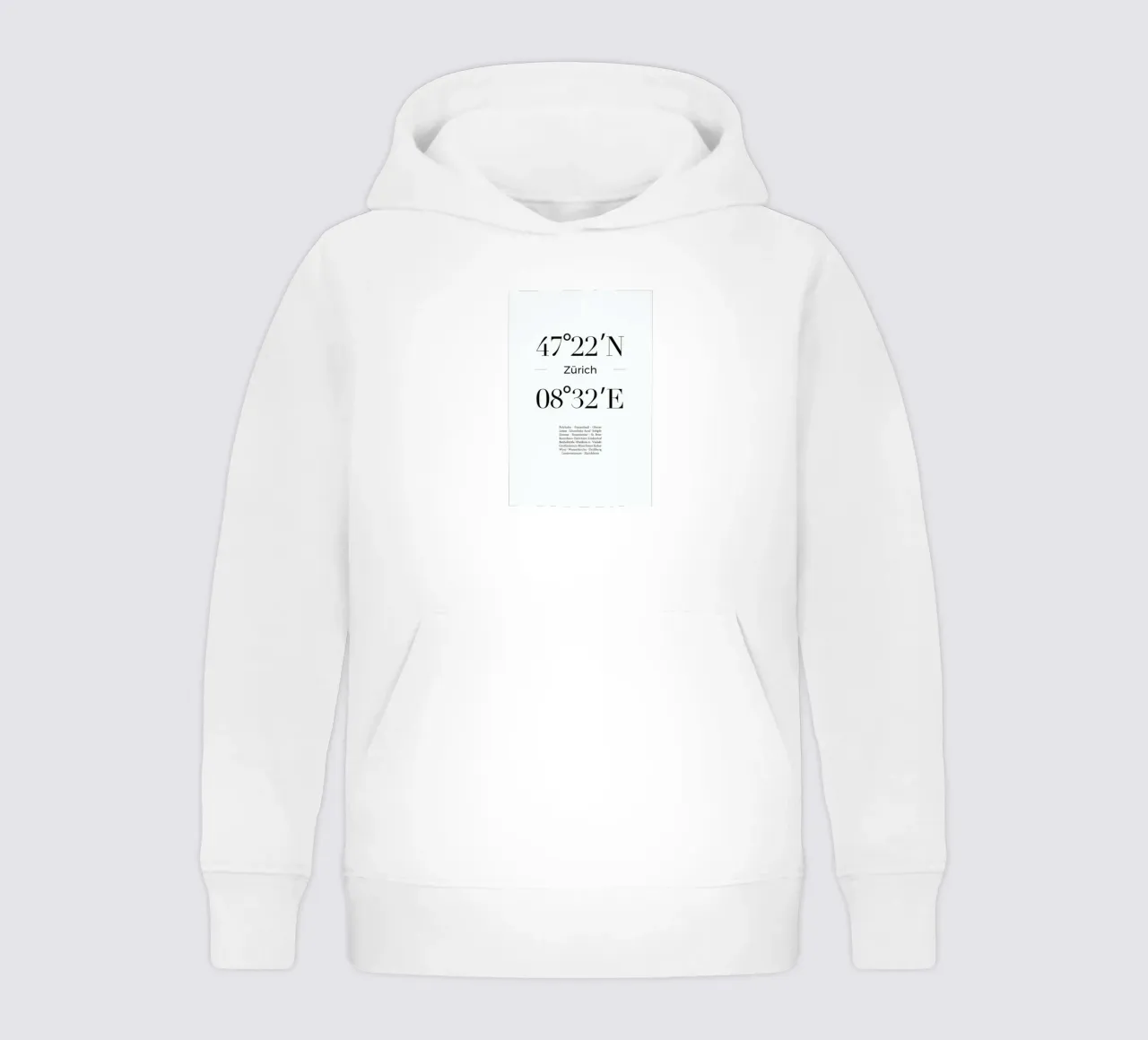 Zürich kids hoodie by Studio One