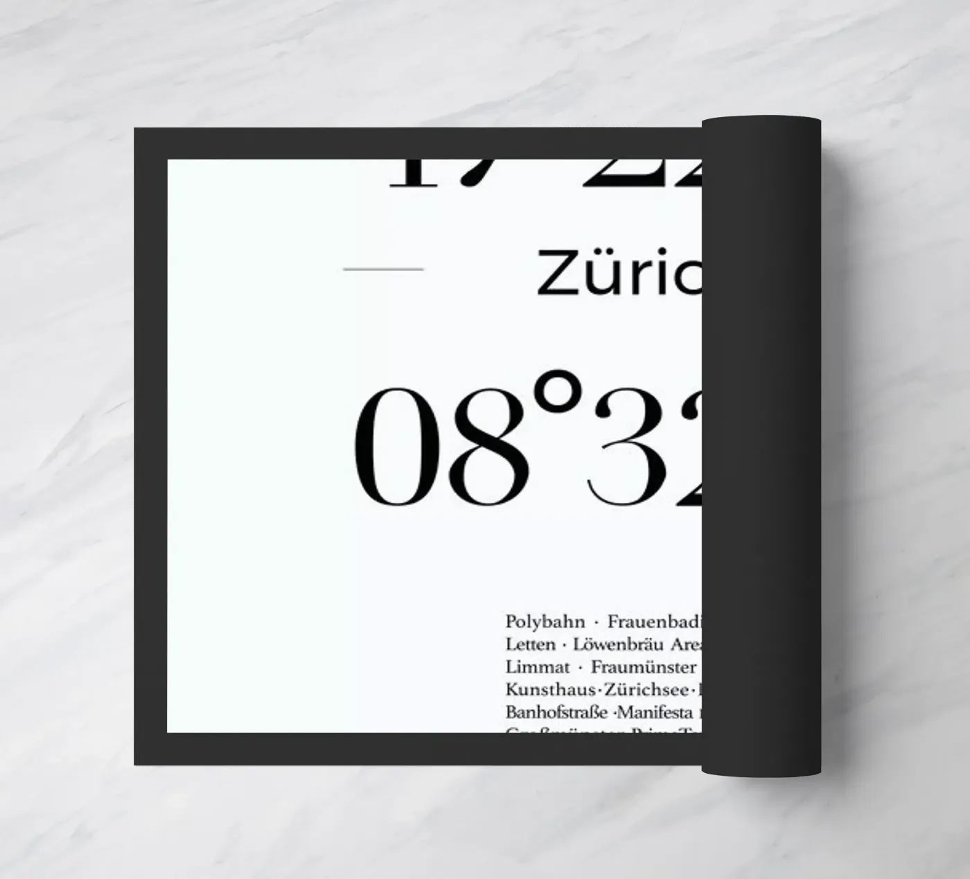 Zürich doormat by Studio One