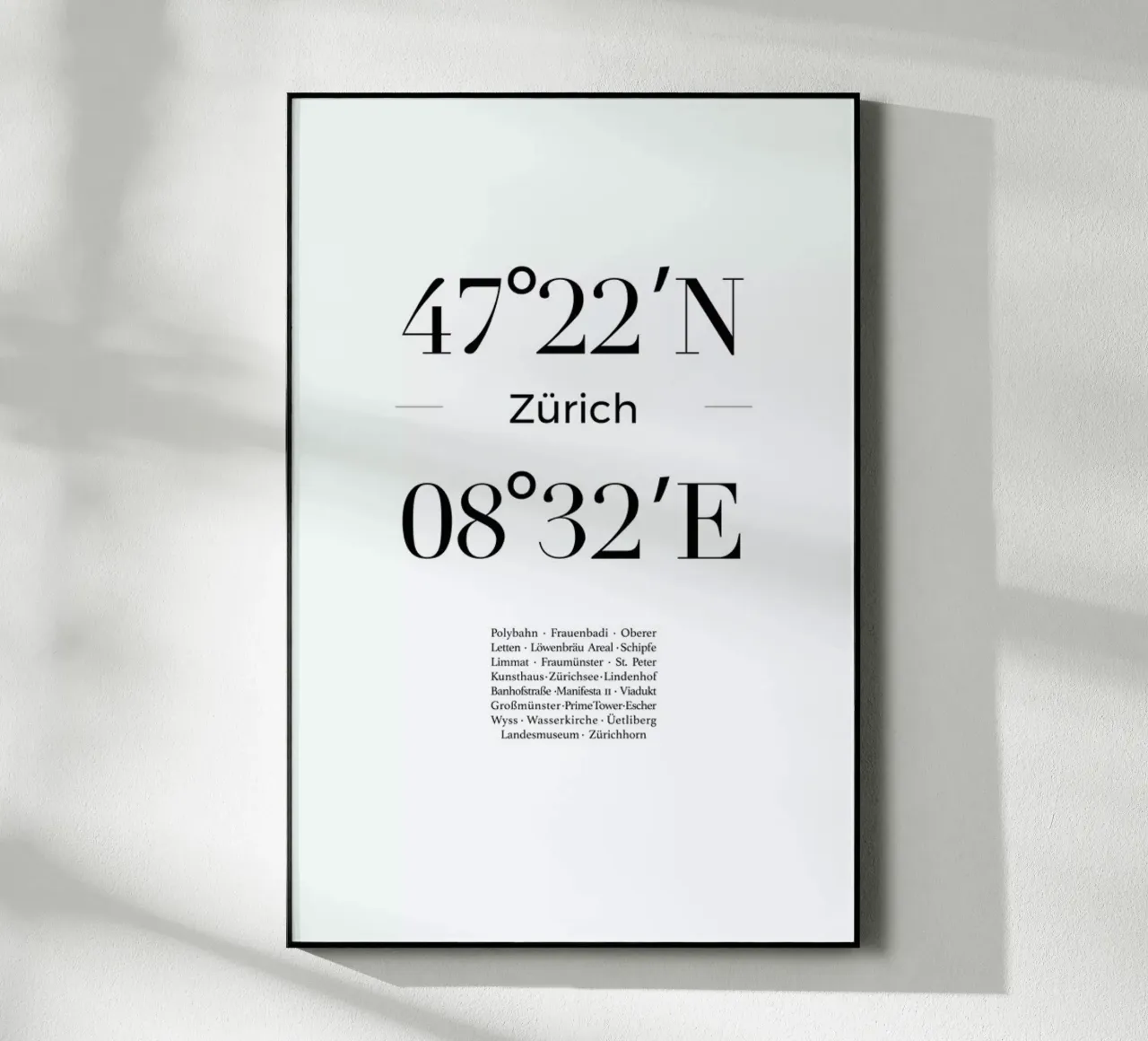 Zürich plexiglass da Studio One