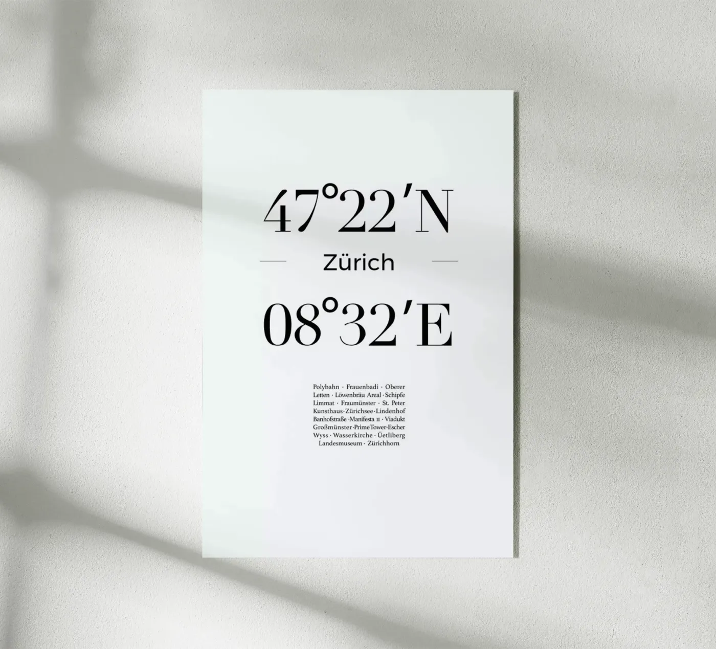 Zürich plexiglass da Studio One