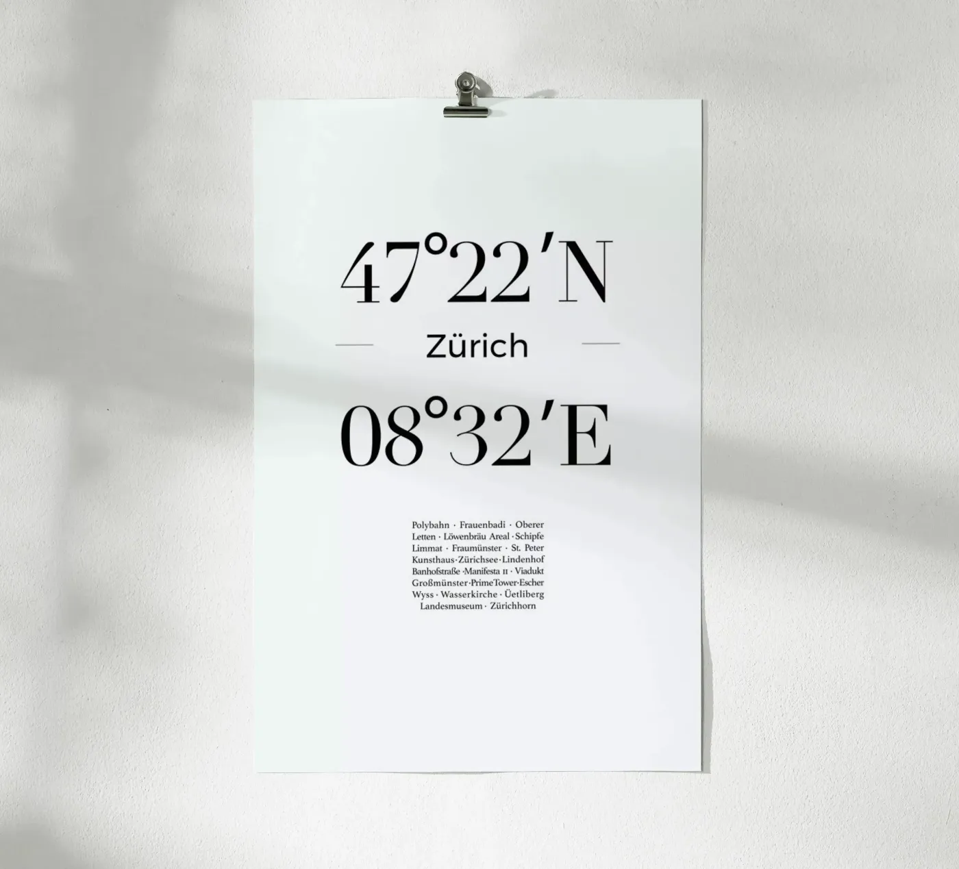 Zürich poster da Studio One