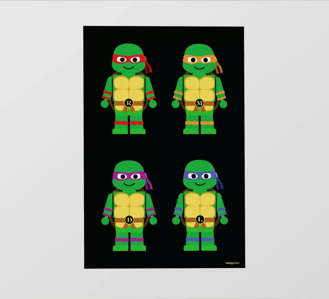 Teenage Mutant Ninja Turtles telo in pvc da Rafa Gomes